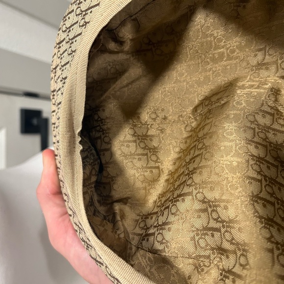 John Galliano for Christian Dior Rasta Logo Hat #1 Brown Trotter - Picture 7 of 11